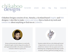 Tablet Screenshot of chikaboo-designs.com